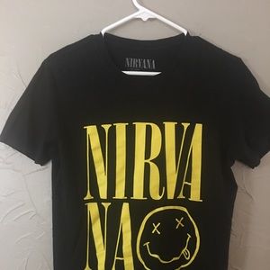 Vintage Nirvana Smiley Face T Shirt